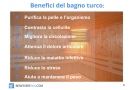 Idromassaggio benefici cellulite bagno turco